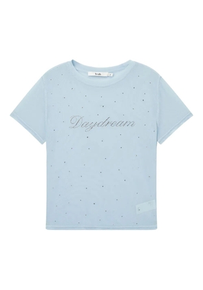 b+ab rhinestone-embellished t-shirt - Blue