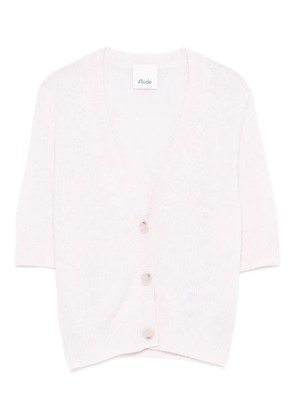 Allude button short-sleeve cardigan - Pink