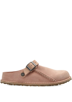 Birkenstock buckle suede mules - Pink