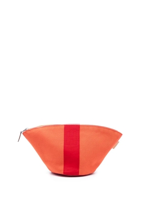 Hermès Pre-Owned 2015 Mini Toile Palmyre pouch - Orange