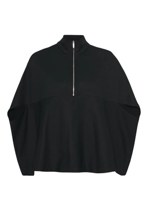 Rosetta Getty zip-up cocoon top - Black