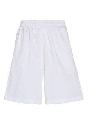 Family First elasticated waistband shorts - White