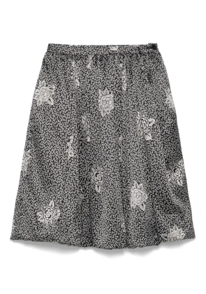 Giorgio Armani Pre-Owned 1990s floral mini skirt - Black