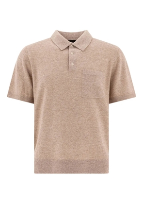 Vince pocket short-sleeve polo shirt - Neutrals