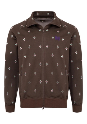 Needles pattern sweatshirt - Brown