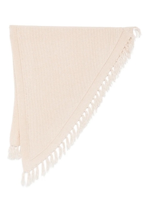 Hemisphere tassel-detailed scarf - Neutrals