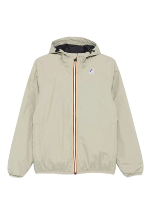 K-Way hooded zip-front jacket - Neutrals