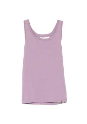 extreme cashmere Nº453 Claudia scoop-neck tank top - Purple