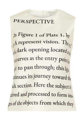 JW Anderson text-print tank top - White