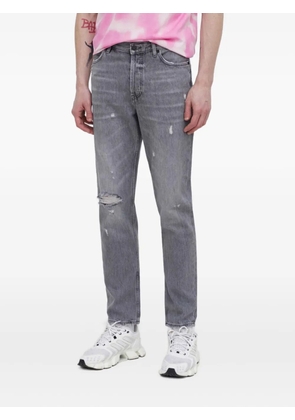HUGO distressed-detail jeans - Grey