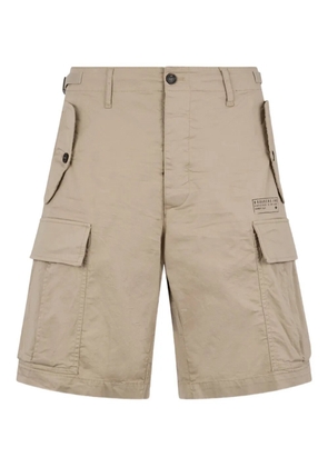 DSQUARED2 multiple-pocket belt-loop shorts - Neutrals