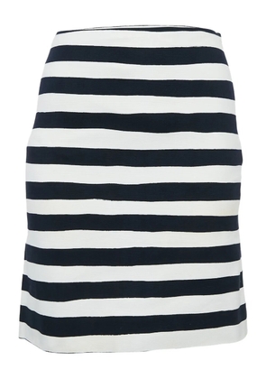 Moschino Cheap & Chic 2024 striped cotton skirt - White