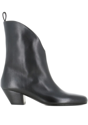 Marsèll v-cut leather boots - Black