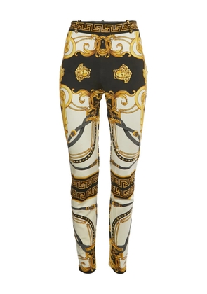 Versace Pre-Owned Barocco-print trousers - White