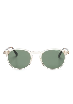 TOM FORD Eyewear FT539 round-frame sunglasses - Neutrals