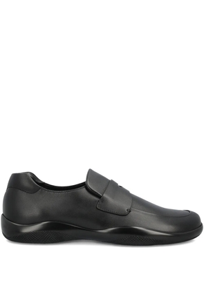 Prada calf leather loafers - Black