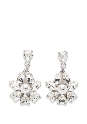 Simone Rocha crystal-embellished drop earrings - Silver