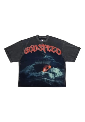 GODSPEED Sea Sick graphic-print T-shirt - Black