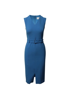 BOSS Dadorina V-neck belted dress - Blue