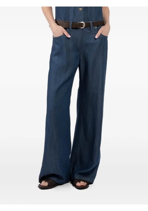 tensione in sleeveless denim jumpsuit - Blue