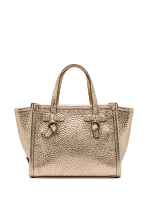 GIANNI CHIARINI Miss Marcela knotted-handle tote bag - Gold
