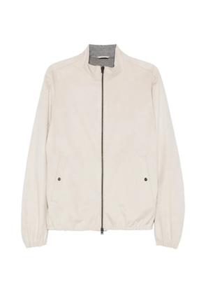 Herno zip-up long-sleeve jacket - Neutrals