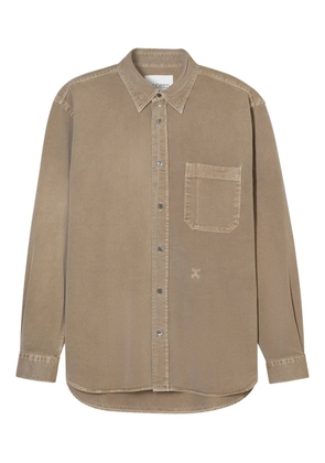 Closed pocket shirt - Brown
