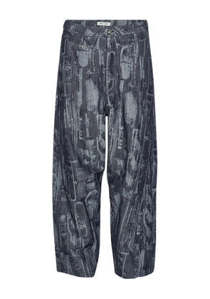Henrik Vibskov printed jeans - Blue