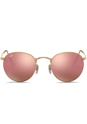Ray-Ban Round Flash sunglasses - Gold