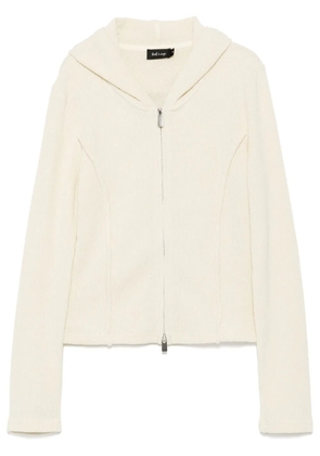 tout a coup hooded knitted top - Neutrals