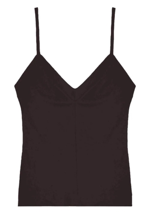 Jil Sander sleeveless tank top - Brown