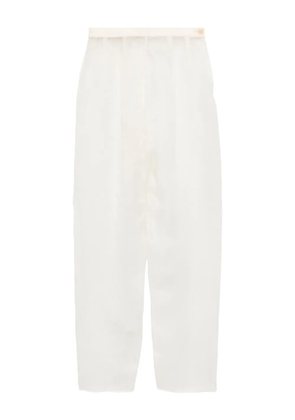 Giorgio Armani Pre-Owned 1990s organza trousers - Neutrals