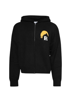 RHUDE moonlight zip hoodie - Black