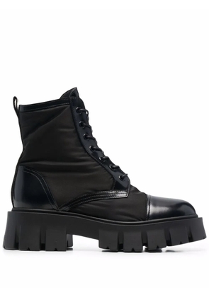 Premiata lace-up chunky-sole boots - Black
