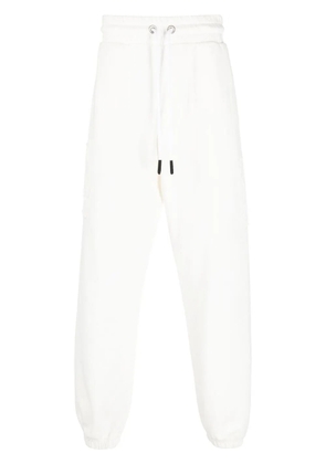 Palm Angels logo-appliqué track pants - White