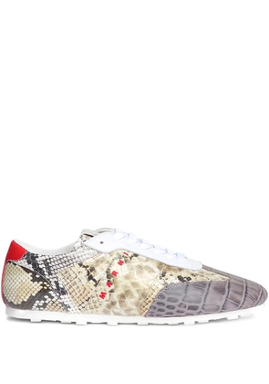 Marni snakeskin-effect sneakers - Neutrals
