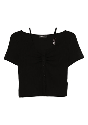tout a coup V-neck T-shirt - Black