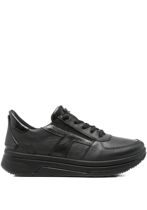 ARA leather lace-up sneakers - Black