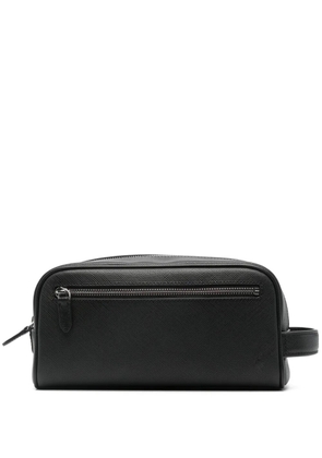 Polo Ralph Lauren leather wash bag - Black