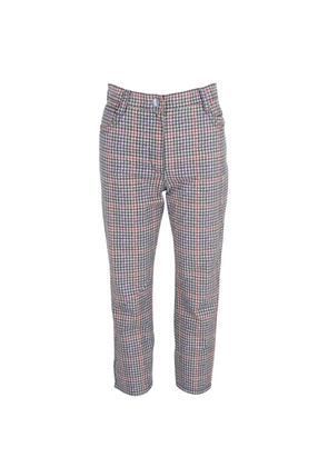 Prada Pre-Owned pied-de-poule trousers - Grey