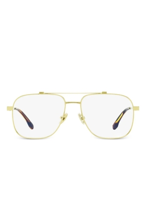 Victoria Beckham Eyewear double-bridge glasses - Gold
