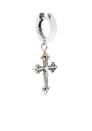 Emanuele Bicocchi cross pendant single earring - Silver