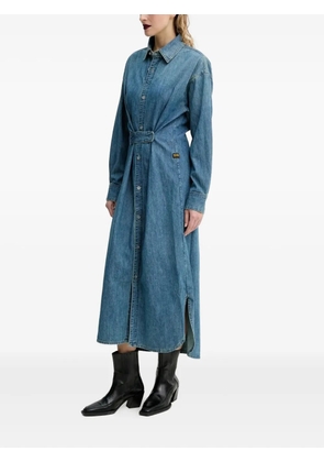 G-Star RAW belted denim shirt dress - Blue