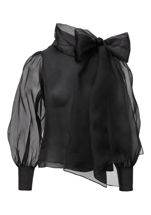 LITA COUTURE Ellise long-sleeve blouse - Black