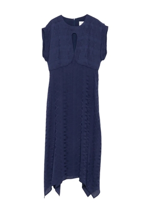 Ba&Sh Inaia asymmetric midi dress - Blue