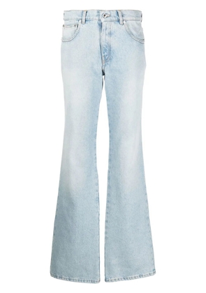 Off-White Bleach Baby baggy flared jeans - Blue