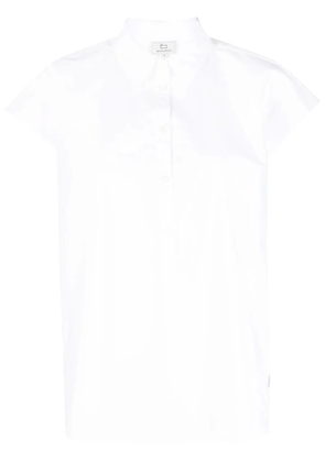 Woolrich cap-sleeves cotton shirt - White