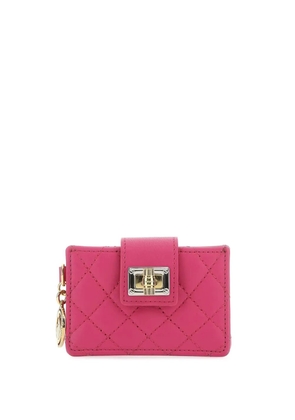 Lanvin leather card holder - Pink