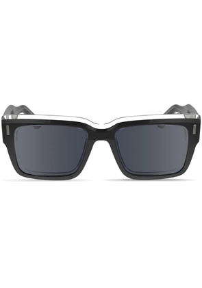 Calvin Klein rectangle-frame sunglasses - Black