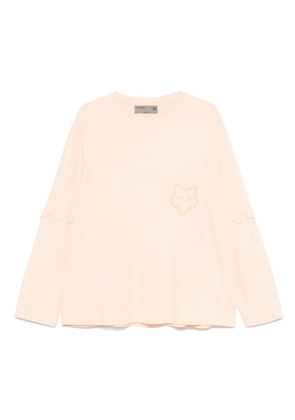 Kiko Kostadinov x Fox Lab long-sleeve T-shirt - Orange